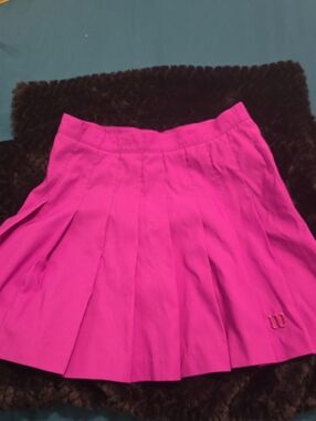 Wilson Women's Bright Pink Pleated Mini Skirt